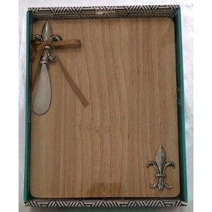 Modern Expression Dining New With (Wood)Cheese Board And Spreader *8.8 in x 7 in